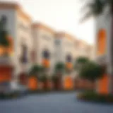 Architectural Elegance of Sama Townhouses Stunning architectural design of Sama Townhouses in Dubai