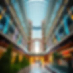 Stunning architectural view of The Address Dubai Mall showcasing its modern design