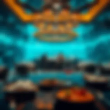 Gastronomic Wonders Beneath the Waves Exquisite dishes served in an underwater restaurant setting