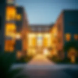 Modern flats in Al Qusais showcasing contemporary architecture