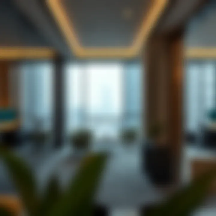 Modern Office Spaces Inside Grosvenor House Interior view showcasing modern office spaces