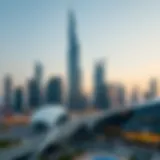 Futuristic Skyline of Dubai A futuristic skyline of Dubai showcasing innovative architectural designs.