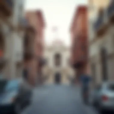 Historical Architecture on Khalid Bin Waleed Street Historical architecture along Khalid Bin Waleed Street reflecting Dubai's rich heritage