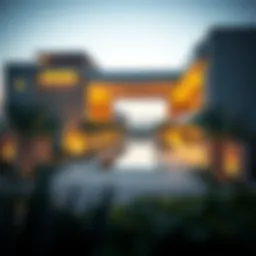 Iconic Living Legends community view showcasing architectural innovation