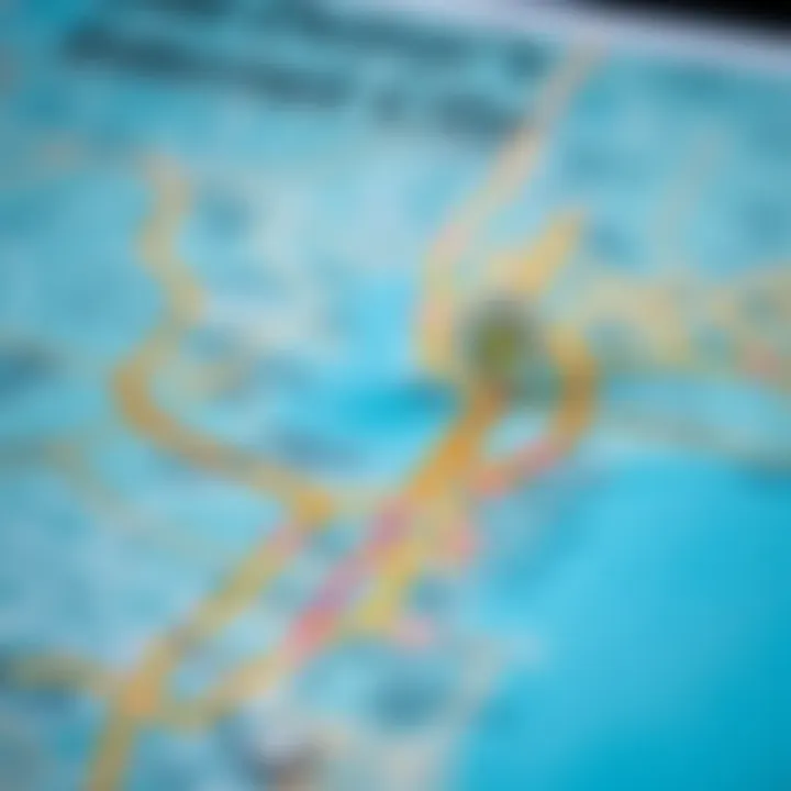 Infrastructure Map of Dubai Internet City Map highlighting key locations and infrastructure within Dubai Internet City