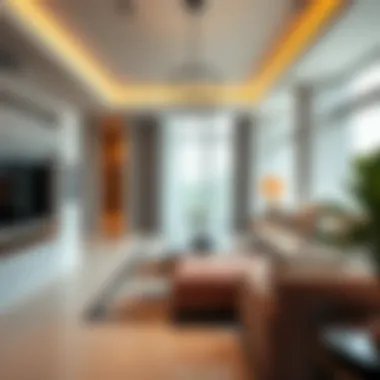 Contemporary Elegance in Marriott Residences Luxurious interior of Marriott Residence showcasing modern design