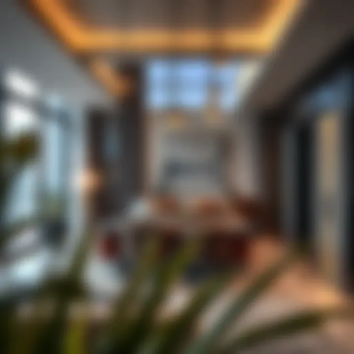 Interior of Luxury Apartment by Al Etqan Modern luxury apartment interior in Al Etqan properties