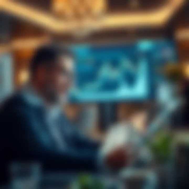 Market Insights: Analyzing Real Estate Trends Real estate investor reviewing property market data and trends