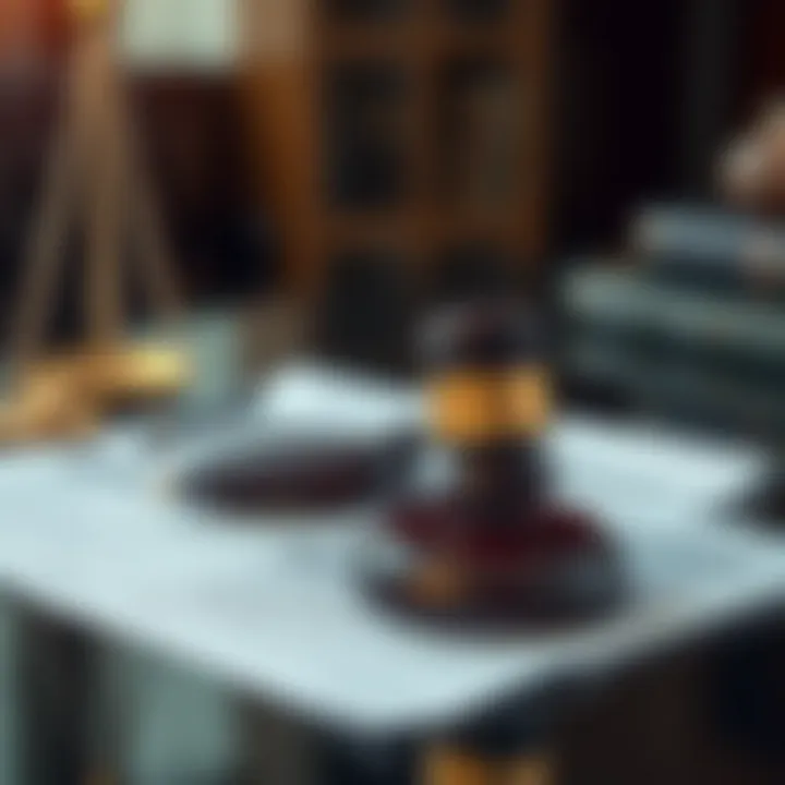 Navigating Property Law: Essential Legal Considerations Legal documents and a gavel symbolizing property law in Dubai