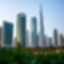 Luxurious Dubai skyline showcasing modern architecture