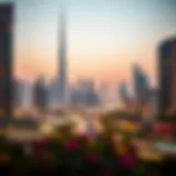 Dubai Skyline and Real Estate Opportunities A luxurious Dubai skyline showcasing real estate opportunities