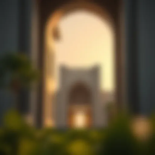 Stunning view of Studio Al Khail Gate architecture