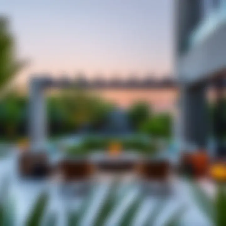 Lush greenery and outdoor spaces at Talia Residences