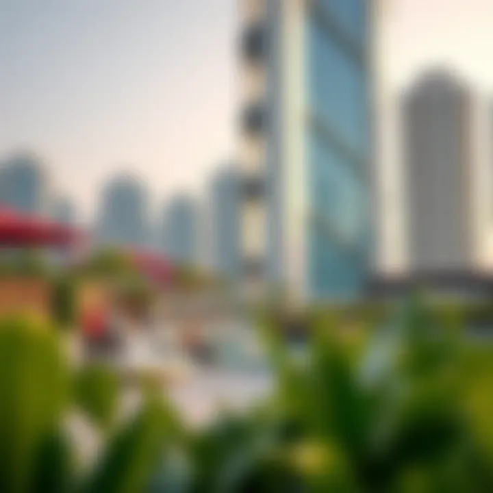 Community Integration Around The Bay Tower Community spaces surrounding The Bay Tower promoting integration and connectivity