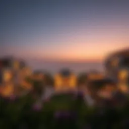 Breathtaking view of luxury villas in The Hills of Jumeirah