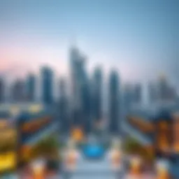 Stunning skyline view of كريك هاربر showcasing modern architecture