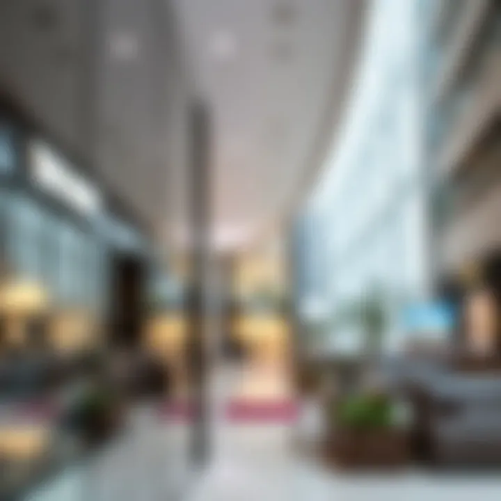 Retail Spaces at The Point Dubai Vibrant retail spaces at The Point Dubai highlighting investment potential