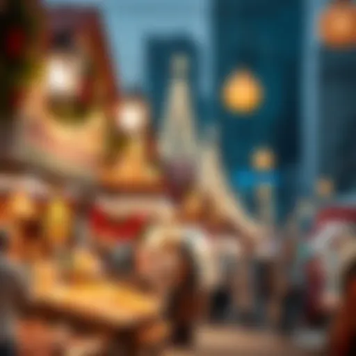 Explore Dubai's Festive Markets Festive market in Dubai showcasing local crafts