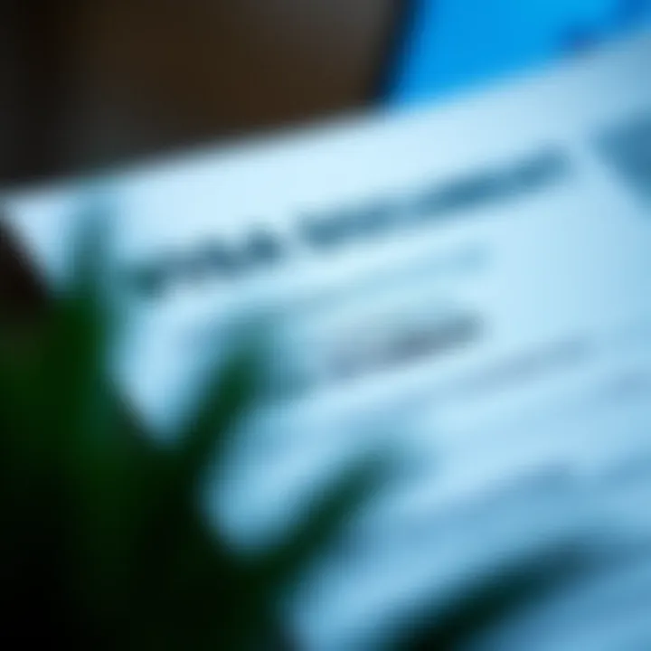 Understanding Your Digital Visa Document Close-up of a digital visa document