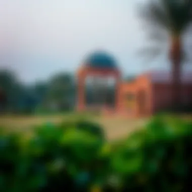 Lush Landscapes of Al Barari Lush landscapes of Al Barari showcasing its green spaces and luxury properties