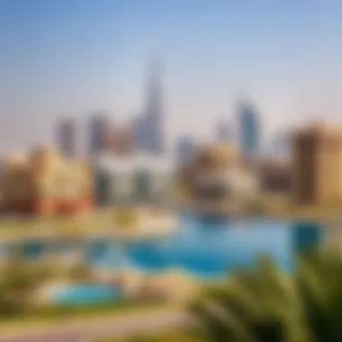 Dubai's Real Estate Landscape Dubai skyline with real estate properties