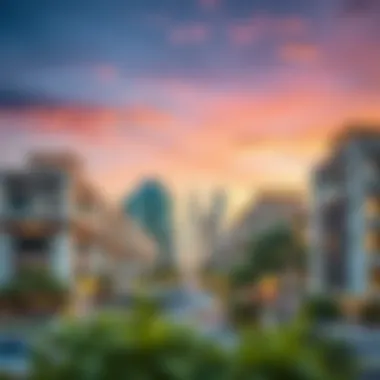 Modern Architecture in Al Satwa The skyline of Al Satwa showcasing modern architecture