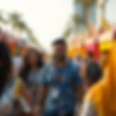 Celebrating Diversity in Dubai Diverse cultural festival in Dubai reflecting expatriate communities