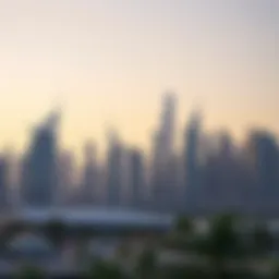 Modern skyline of Dubai showcasing expat-friendly architecture