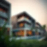 Aesthetic view of Nasmat real estate properties showcasing modern architecture