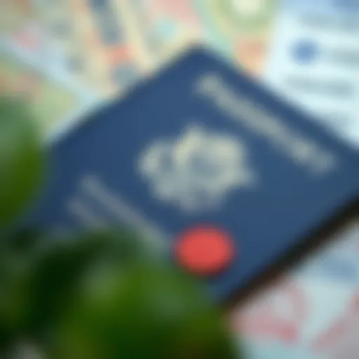 Understanding Your Passport's Visa Stamps A close-up of a passport with various visa stamps