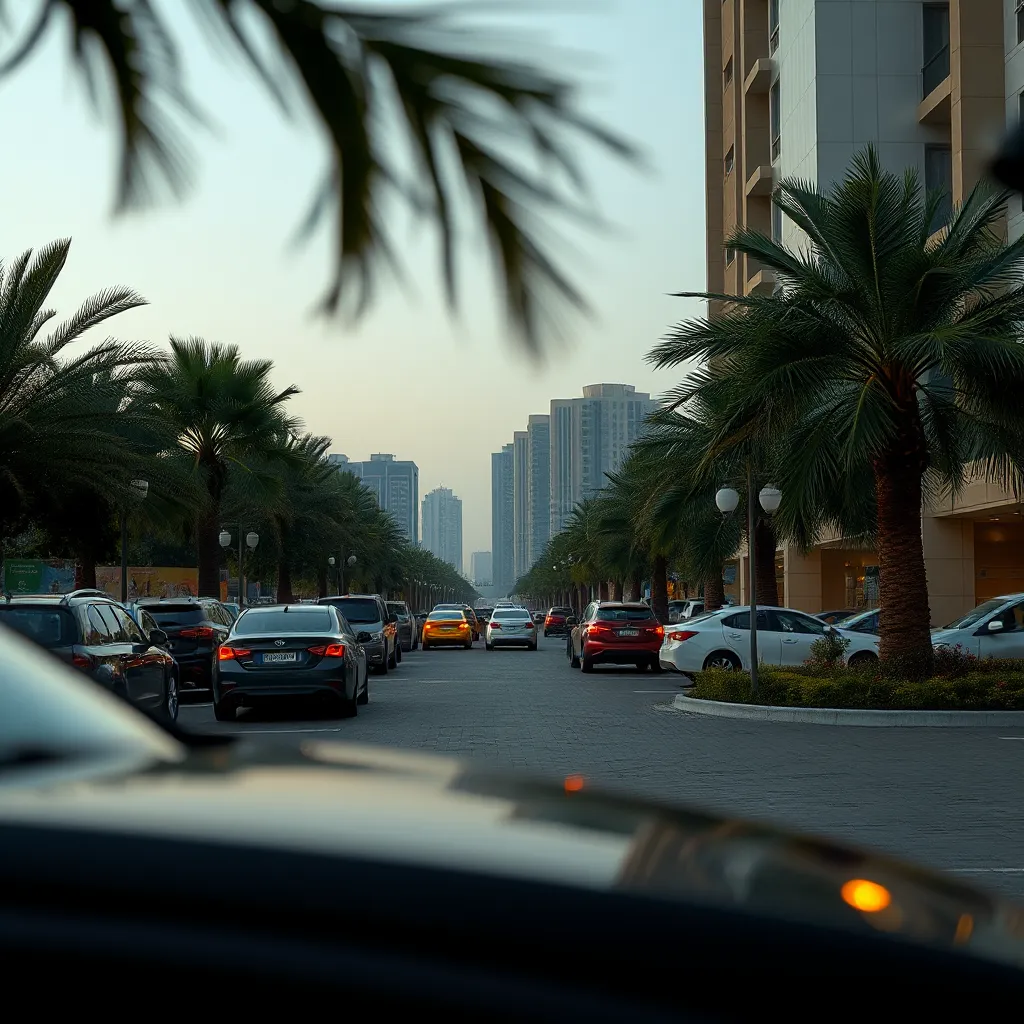 View of Exploring RTA Free Parking Options in Dubai